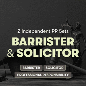 2 Independent PR Sets - Barrister & Solicitor
